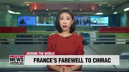 France bids farewell to late Jacques Chirac, Macron calls him "great Frenchman"