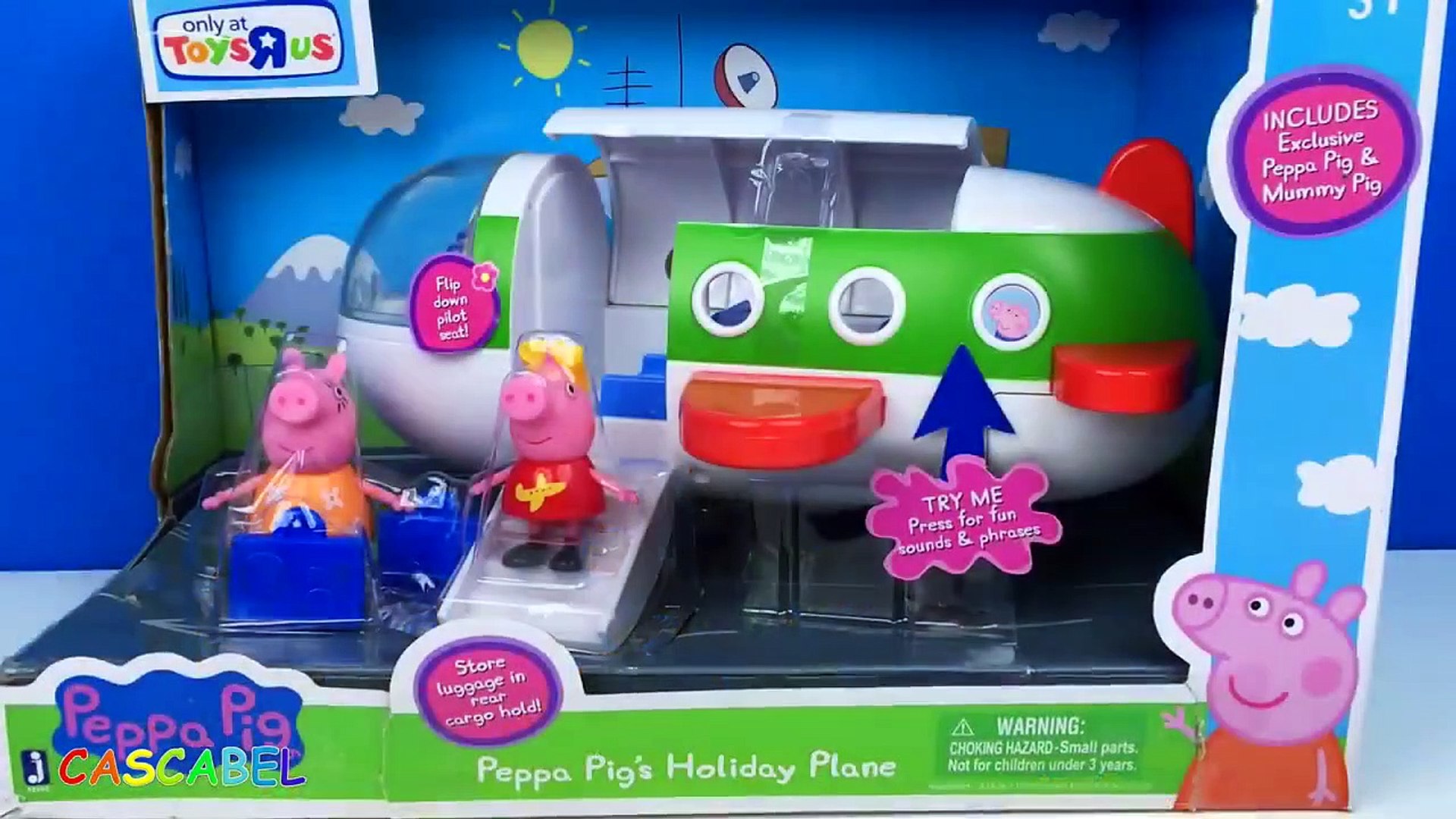 EL AVION DE VACACIONES DE PEPPA PIG HOLIDAY PLANE VIAJE A LA PLAYA CON  PAPPA PIG - video Dailymotion