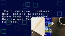 Full version  Indiana Real Estate License Exam Prep: All-In-One Review and Testing to Pass