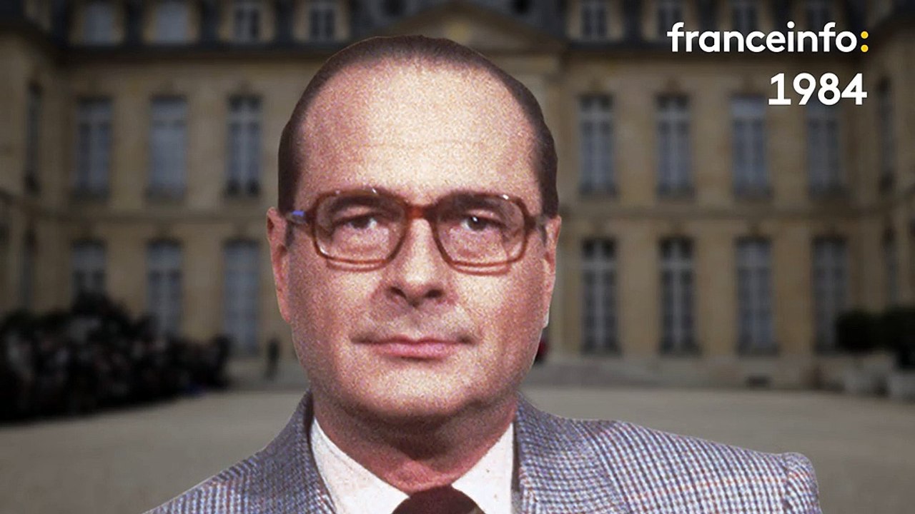 Le morphing des visages de Jacques Chirac, de 1967 à aujourd'hui
