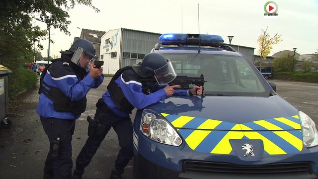 Pontivy | Gendarmerie Exercice Attentat - Bretagne Télé