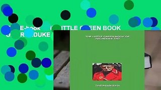 Full E-book  THE LITTLE GREEN BOOK OF ARCHDUKE TED  Review