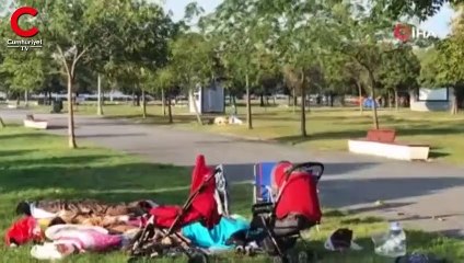 İstanbullular geceyi parklarda geçirdi