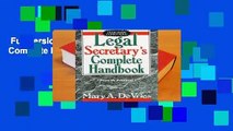 Full version  Legal Secretary s Complete Handbook Complete