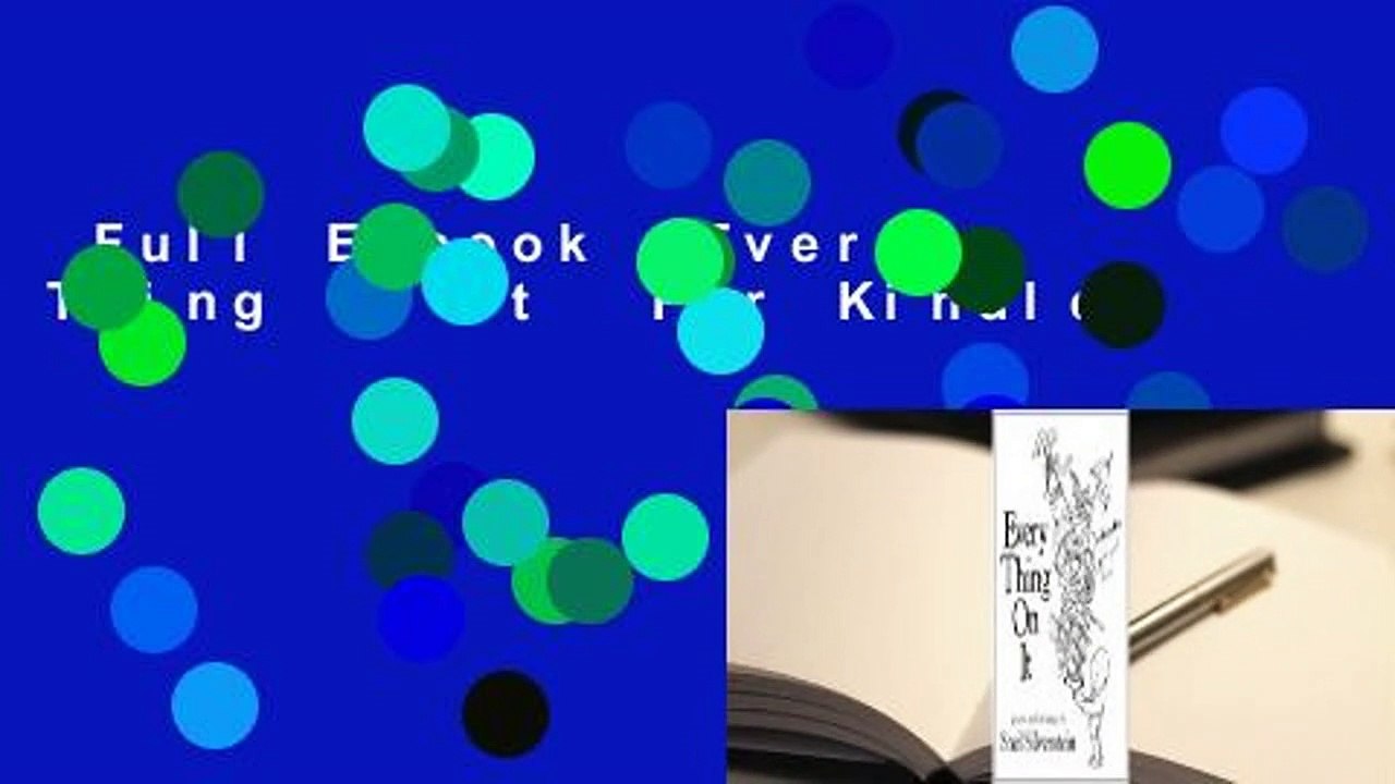 Full E-book  Every Thing On It  For Kindle