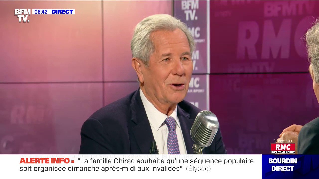 Jacques Chirac, "était un travailleur acharné, contrairement à ce qu'on pouvait dire", selon Jean-Louis Debré