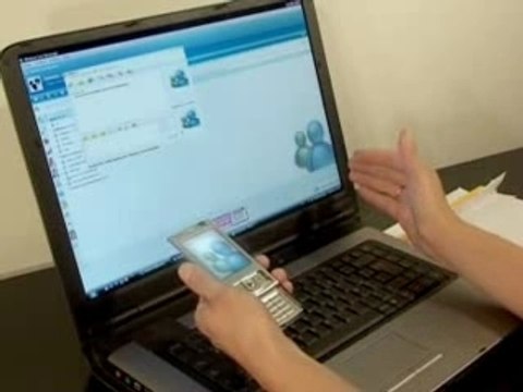 MSN Messenger sur votre mobile - Publicité microsoft