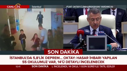 İstanbul'da 5,8'lik deprem