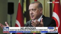 Erdoğan'dan FOX News sunucusuna: Yargı mensubu gibi konuşuyorsun, gazeteci gibi değil