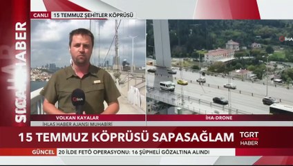 TGRT Haber 15 Temmuz Şehitler Köprüsü'ndeki O İskelede