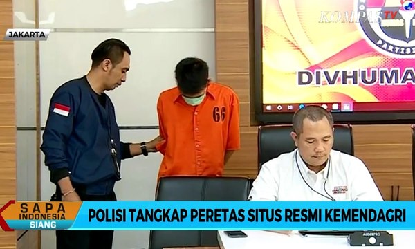 Polisi Tangkap Peretas Situs Resmi Kemendagri