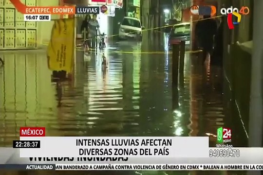 México: techo de cine colapsa tras intensas precipitaciones