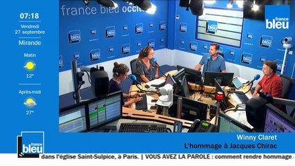 Le masque-sosie de Jacques Chirac présenté par le conservateur du musée George-Labit à Toulouse