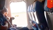 Wanita ini buka pintu darurat pesawat karena merasa sumpek - TomoNews