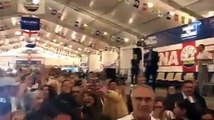 Salvini a Genova l'arrivo alla Festa della Lega (26.09.19)