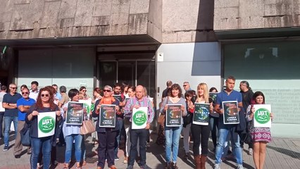 UGT Euskadi se concentra en el día por el clima