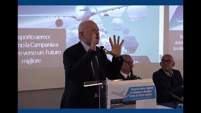 De Luca - Trasporti, la Campania si muove (26.09.19)