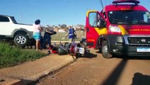 Duas pessoas se ferem em acidente no Bairro Morumbi