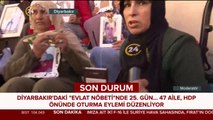 Diyarbakır'da evlat nöbeti 25. gününde