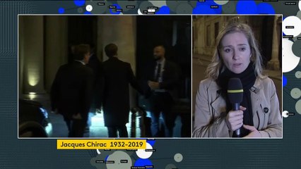 La visite d’Emmanuel Macron et sa femme Brigitte auprès de la famille Chirac