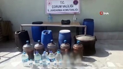 Jandarma’dan kaçak içki operasyonu