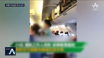 “신선한 공기 원해”…이륙 전 비행기 비상문 연 中 승객