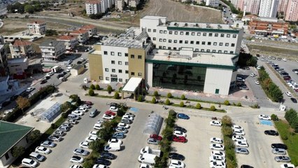 Silivri Devlet Hastanesi havadan görüntülendi
