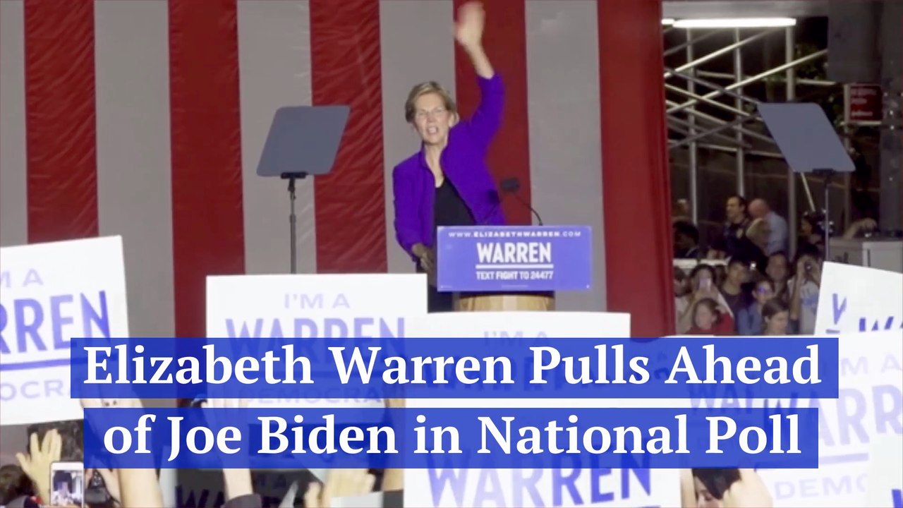 Elizabeth Warren Gains Popularity Over Joe Biden