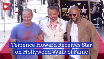 Terrence Howard Gets The Walk Of Fame Treatment