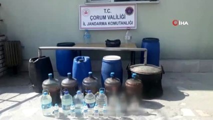 Jandarma'dan kaçak içki operasyonu