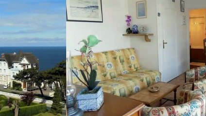 Deux pièces vue mer hauteurs de Trouville