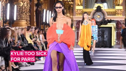 Balmain show goes on without Kylie Jenner on makeup