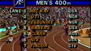 Olympic Games 1984 Los Angeles - Men's 400m Final