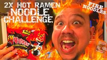 2X Hot Spicy  Samyang Ramen Noodles Food Mukbang Challenge - Over 8500 Scoville Units