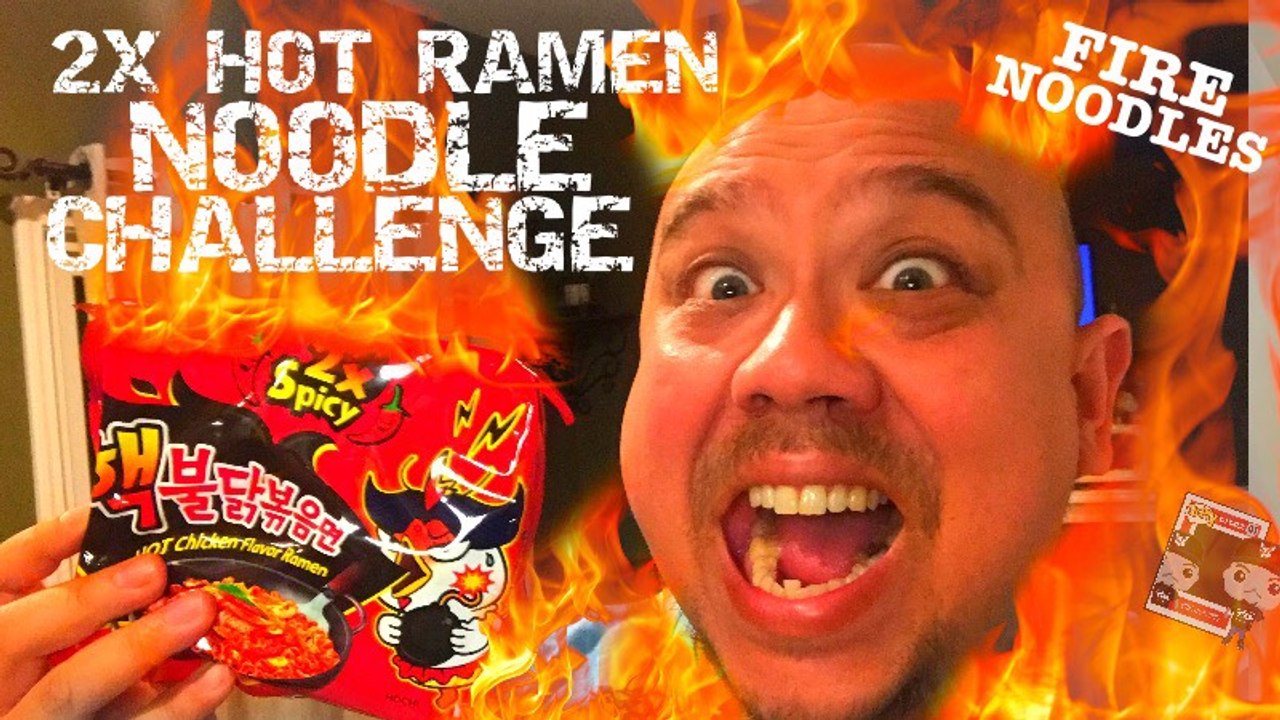 2X Hot Spicy  Samyang Ramen Noodles Food Mukbang Challenge - Over 8500 Scoville Units
