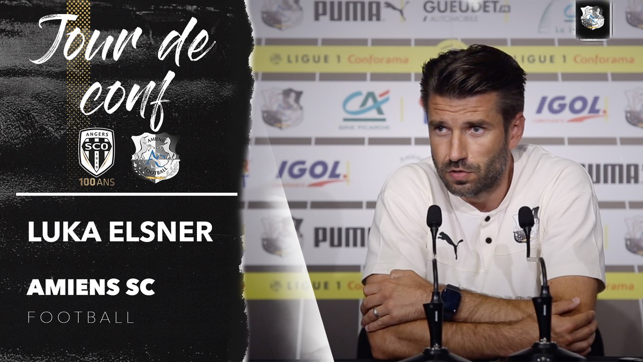 Conférence de presse d'avant Match, Luka Elsner ( SCO - ASC )
