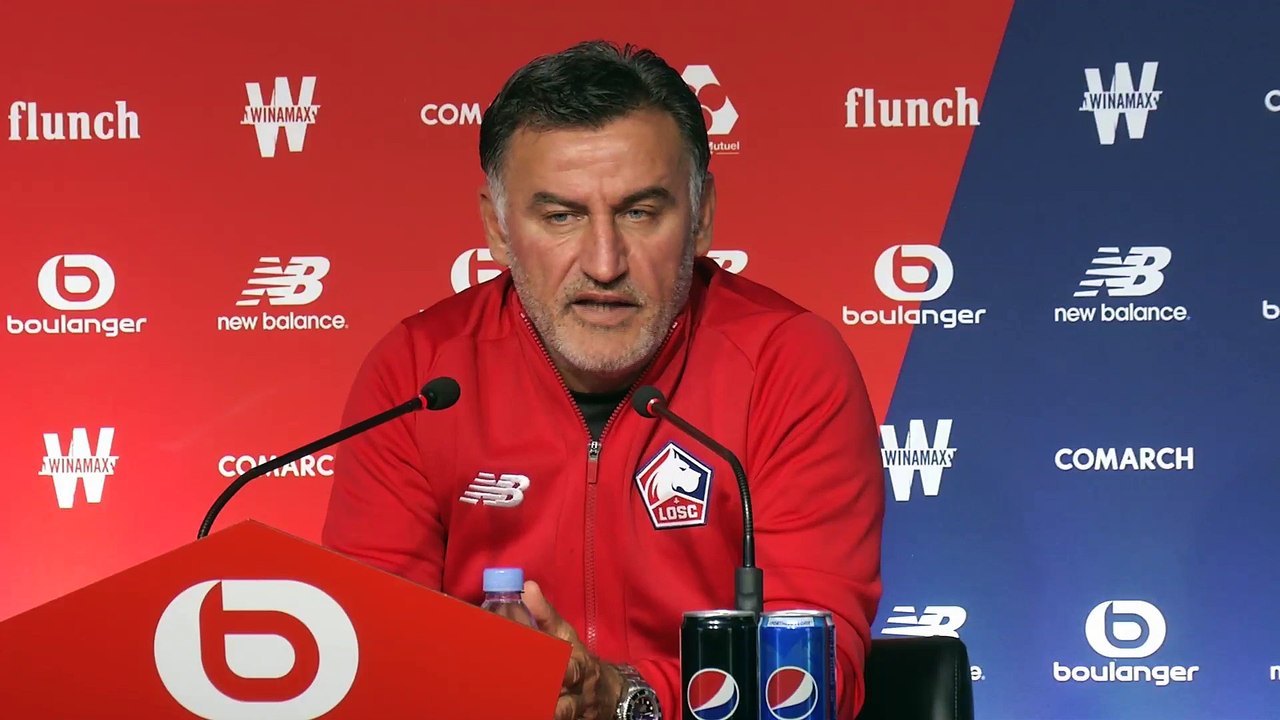 Galtier «Une marge de progression importante» - Foot - L1 - LOSC