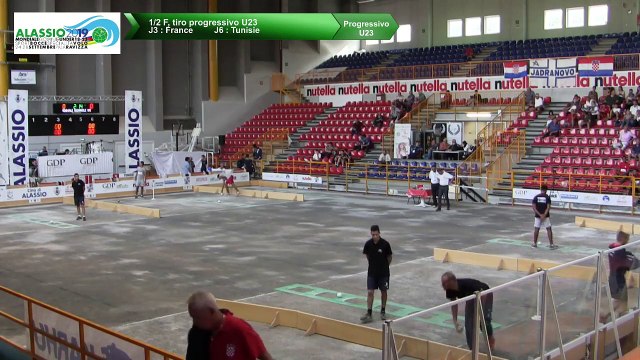 Demi-finales, tir progressif U23, Mondial Jeunes U18 et U23, Alassio 2019
