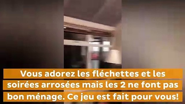 Ce jeu va égayer vos soirées alcoolisées fléchettes pour capsules de bières