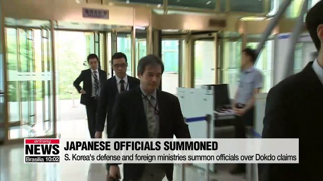 S. Korea's defense and foreign ministries summon officials over Dokdo claims