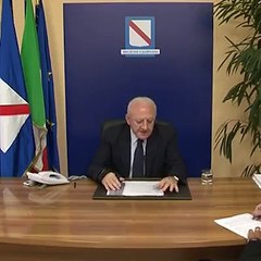 De Luca - Ci avviamo verso gli stati generali dell'Ambiente in Campania (27.09.19)