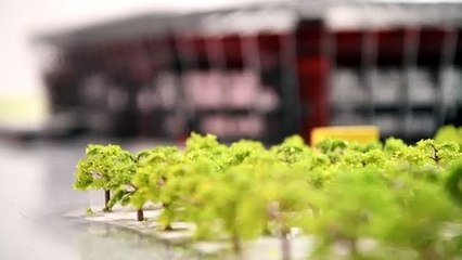 Building underway for Qatar's first fully dismountable stadium