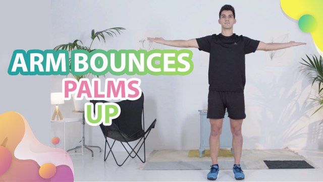 Arm bounces, palms up - Step to Health