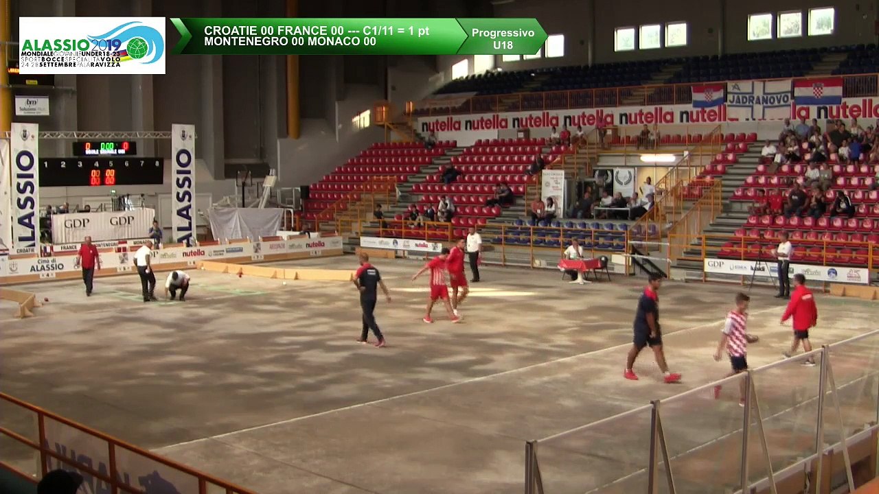 Quarts de finale, tir de précision U18, Mondial Jeunes U18 et U23, Alassio 2019