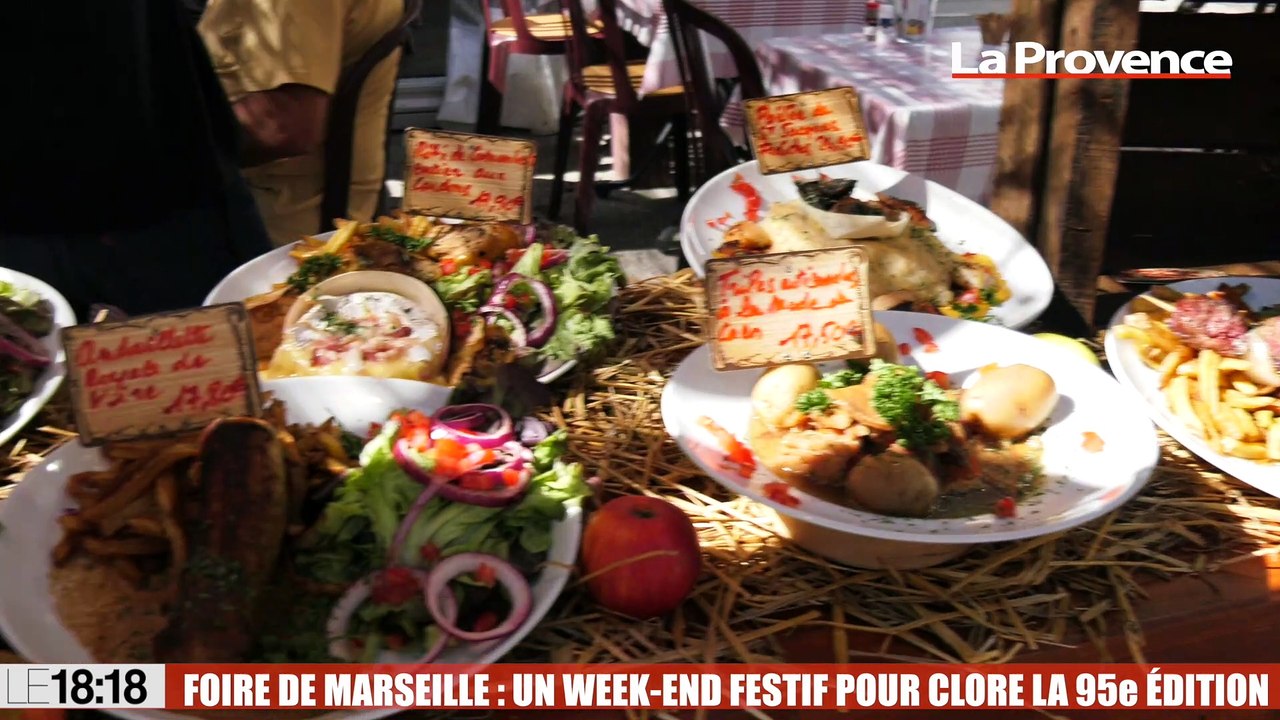 Le 18:18 - Gastronomie, concerts, personnalités... Venez vivre un week-end festif à la foire de Marseille