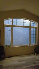 Intense Hail Hammers House