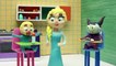 Princesa Elsa  Spiderman y amigos en la caja de arena  Dibujos Animados con Play Doh Stop Motion