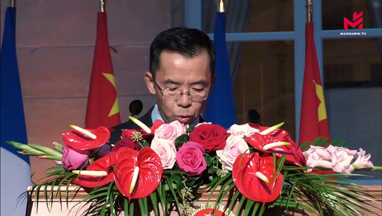 中国驻法使馆庆祝新中国成立70周年暨卢沙野大使到任 华侨华人招待会