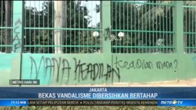 Vandalisme Unjuk Rasa Tolak RUU Kontroversial