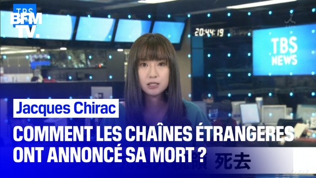Comment les chaînes étrangères ont annoncé la mort de Jacques Chirac ?